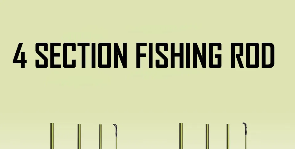 WALK FISH Высокое качество спиннинг/Литье приманки стержень углерода Surper жесткий Удочка 4 секции литье приманки удочка