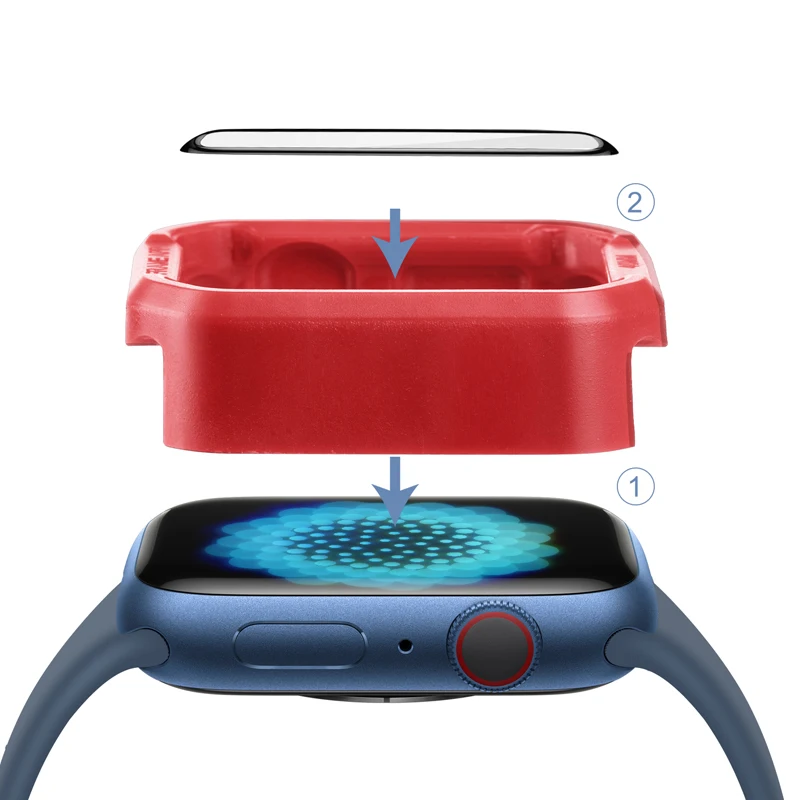 Hoco-3D ȭ ȣ  ʸ,  ġ,  ġ 4 5 6 SE 7 , ũġ  Ʈ Ǯ , iWatch 40MM 44MM 41MM 45MM
