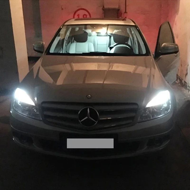 20 шт T10 W5W светодиодный CANBUS Габаритные парковка светильник для Mercedes Benz W204 W203 W205 W211