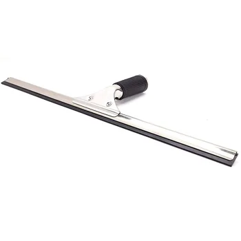 

Silver stainless steel glass cleaning scraper wiper - 45cm