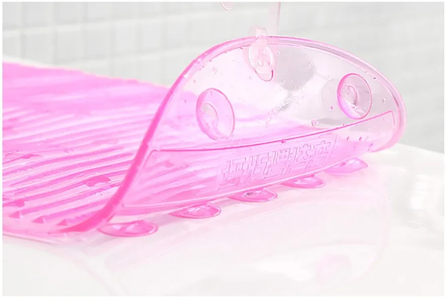 Складная доска для стирки конфетного цвета, Силиконовая Овальная мини-моечная доска, инструмент для мытья ванной комнаты - Цвет: Розовый