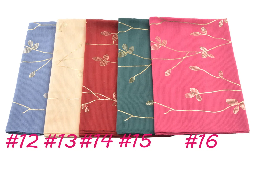 Foulard femme musulman, хлопковый мусульманский хиджаб, простой головной шарф для волос, Шали Обертывания, Осенний женский золотой шарф с маркой sjaal, Роковая женщина