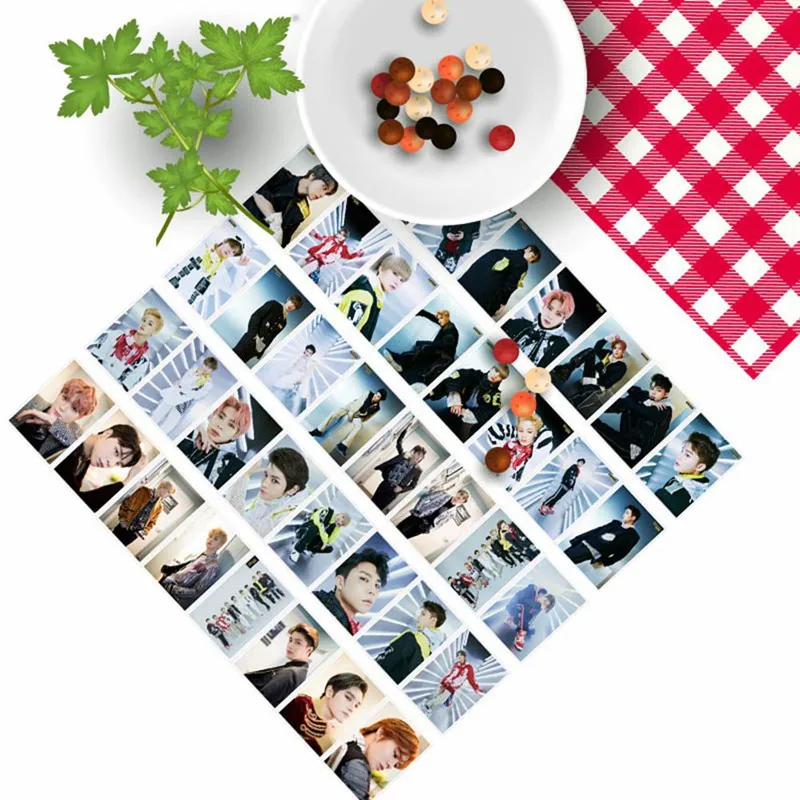40 шт./компл. NCT 127 ЛОМО карта с фотографией DIY самодельные Фотокарта открытки в альбом вентиляторы коллекция