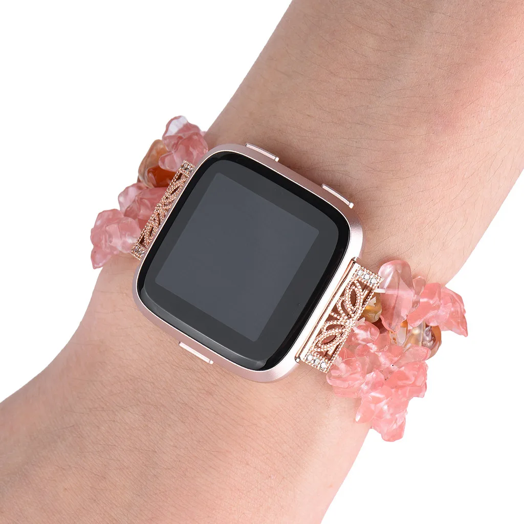 Ремешок для Fitbit Versa ремешок для часов быстрая замена Кристальный металлический ремешок для часов Ремешок