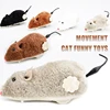 Hot Creative Funny Clockwork Spring Power Plush Mouse Toy Cat Dog Playing Toy Mechanical Motion Rat Pet Accessories 1