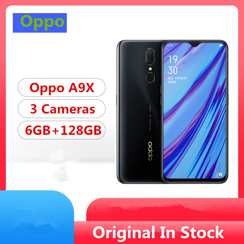 Оригинальный мобильный телефон Oppo A9X 4G LTE Helio P70 Восьмиядерный Android 9 0 6 53 &quotips 2340X1080
