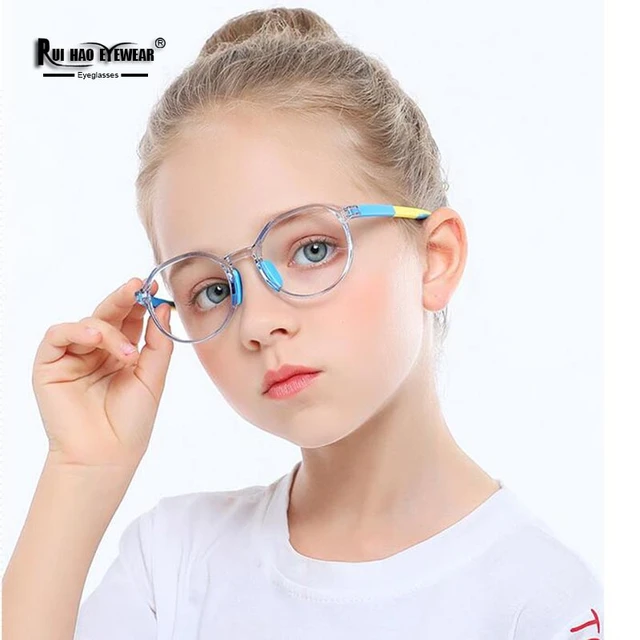 Çocuk gözlük çerçeveleri erkek kız çocuklar gözlük süper ışık TR90 gözlük  ambliyopi miyopi optik gözlük çerçevesi