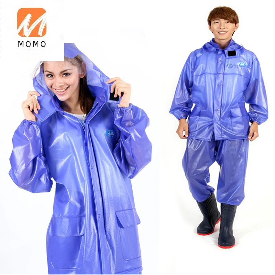 Men lady windproof waterproof rain clothing transparent fishing clothes