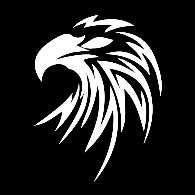 Импортные товары Лидер продаж высококлассная резная клейкая бумага для животных простой выдолбленный Тотем Орел автомобильный стикер для автомобиля наклейка с надписью