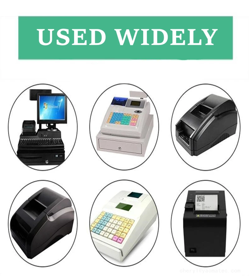 Thermal Printing Paper 57*30mm 8 Rolls 6.5 Meters Thermal Paper for Cash Registers POS Printer Accessories thermal cash register paper