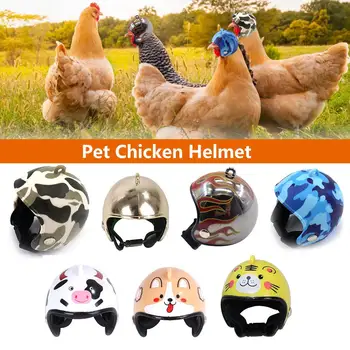 

Pet Helmet Funny Chicken Helmet Head Protection Compact Chicken Hen Hard Hat