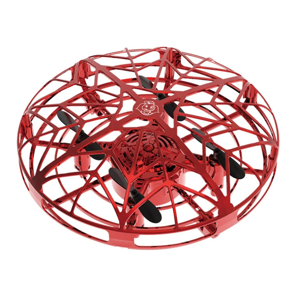 Oeak Children Electronic Toys Mini UFO Drone Small Gesture Induction Flying Saucer Kid Hand-Controlled Flying Toy For Gifts - Цвет: E567386