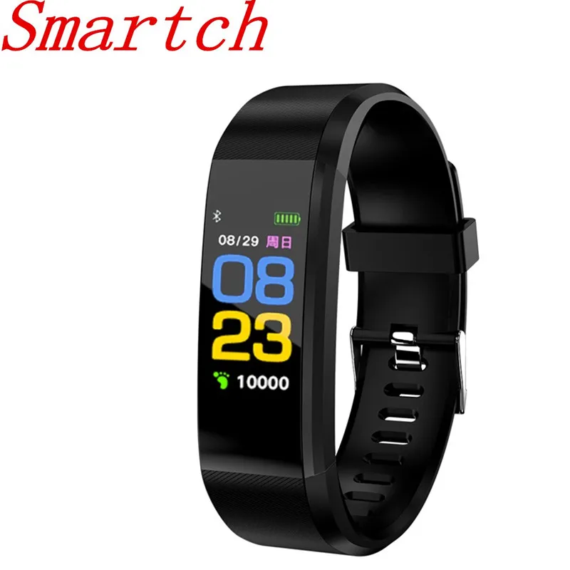 Смарт-браслет Smartch ID115 Plus пульсометр шагомер фитнес-трекер браслет | Электроника