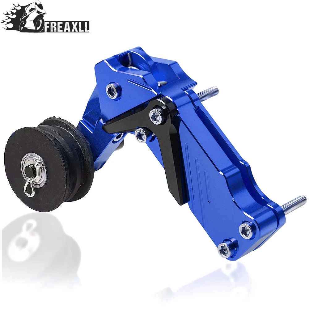 Мотоцикл CNC алюминиевый цепной механизм натяжения для авто для Yamaha YZ65 WR250R/X SEROW250 XTZ250 YZ426F YZ250F Dirt Pit Bike ATV - Цвет: Blue