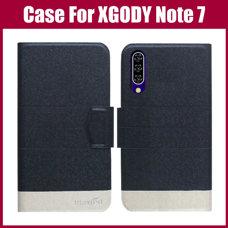 Лидер продаж! XGODY Note 7 Чехол 5 цветов Флип ультра-тонкий модный цветной кожаный