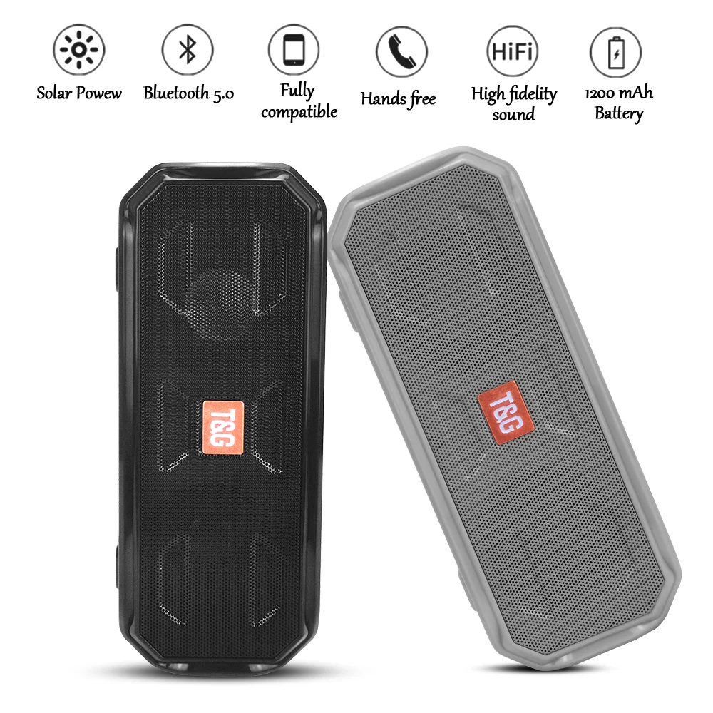 Tg280 Flashlight Outdoor Speaker Solar 