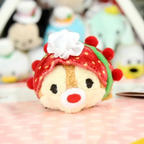 TAKARA TOMY супер ЦУМ Микки подарок на день рождения, фестиваль, плюшевые куклы/мобильная подвеска кукольный автомобиль Рождественский подарок - Цвет: songshu  hong
