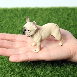 Simulation Dog Animal Figurines - Decorative Gift (French bulldog)