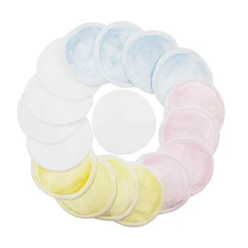 

Magical Washable Cotton Pads Make up Facial Remover Double layer Wipe Pads Nail Art Cleaning Pads Reusable with Laundry Bag