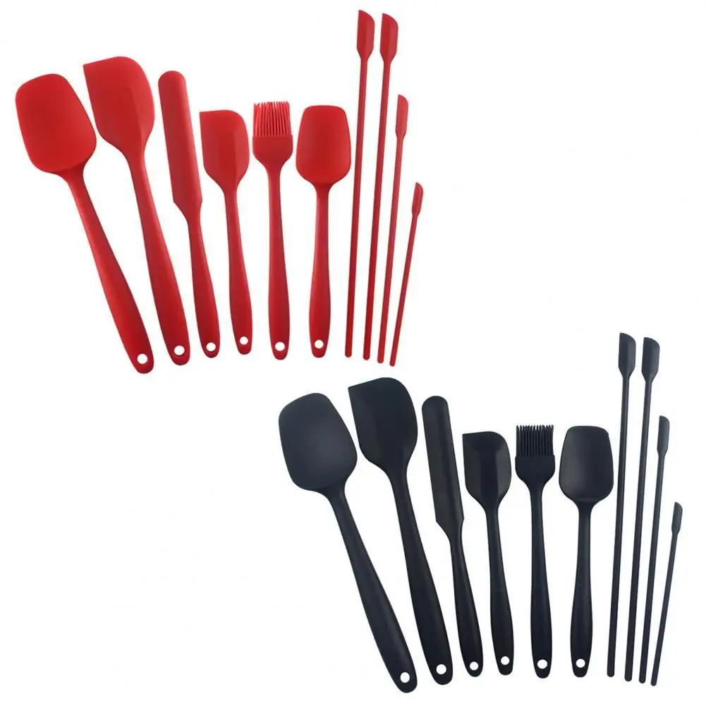 Creative 1 Set Handle Spatula Set Multi use Non Stick Food Grade Silicone Spatulas Multi