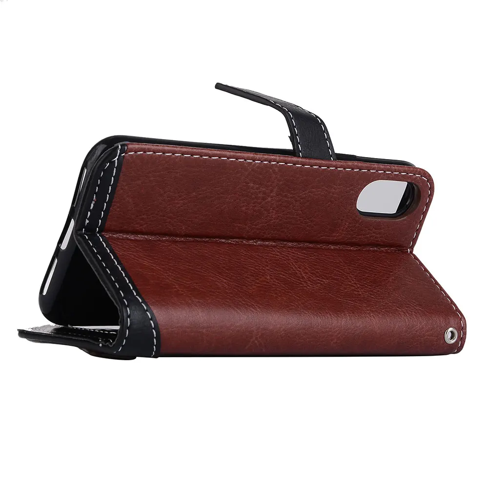 Retro Book Flip PU Leather Wallet Case For iPhone 5s 5 SE Leather Cover Hit Color 4