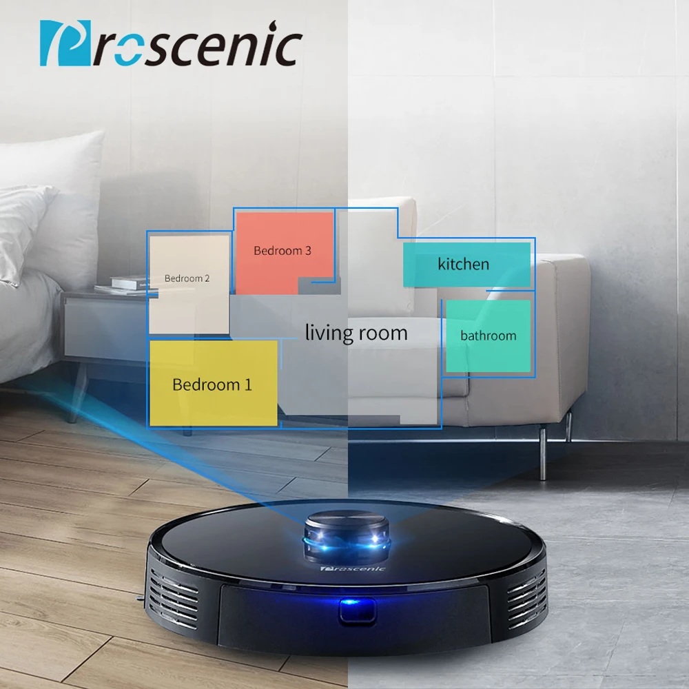 Робот-пылесос Proscenic M7 Pro 2700 па Wi-Fi голосовое управление | Бытовая техника
