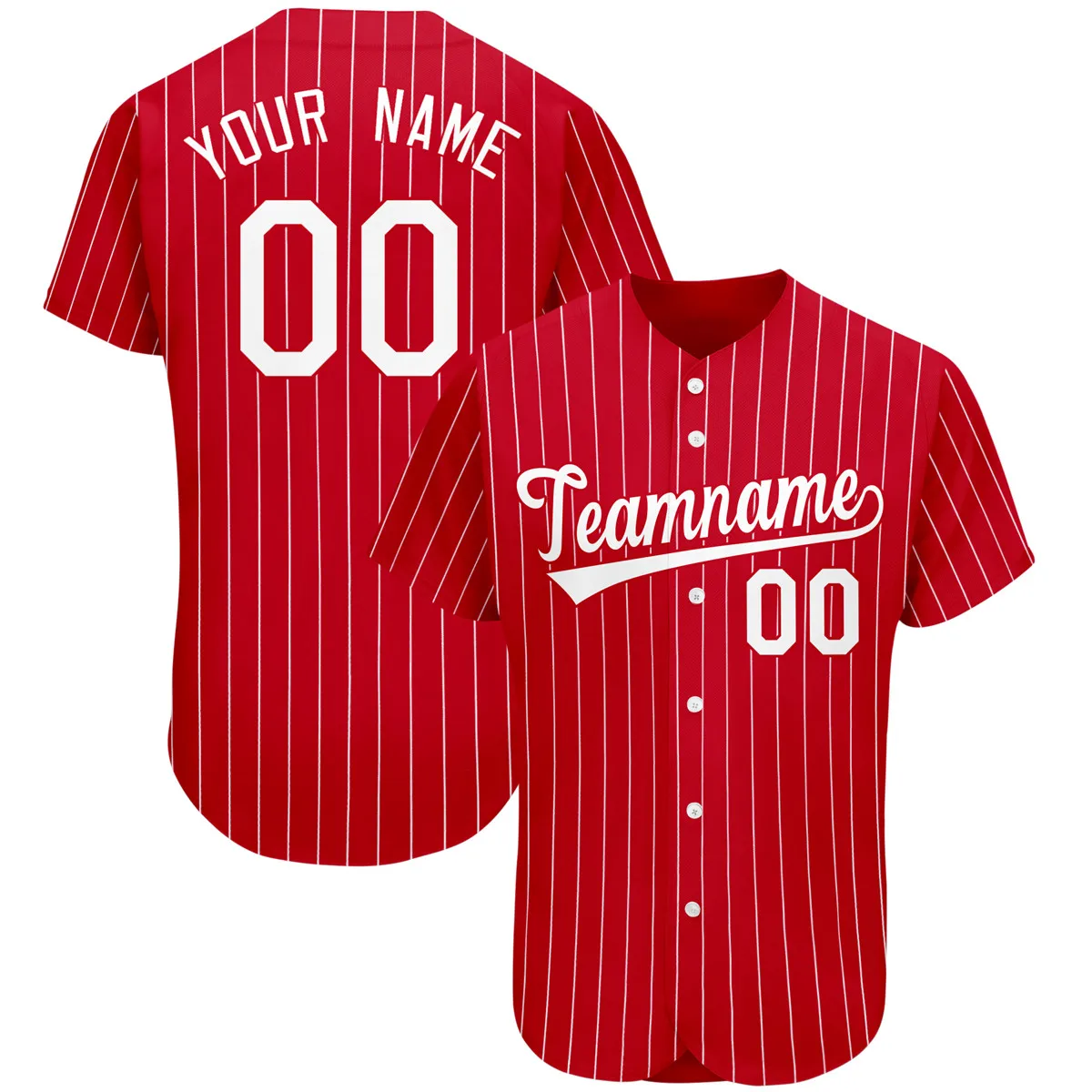 Training And Competition Baseball Jerseys Boys And Girls Sports DIY Printed