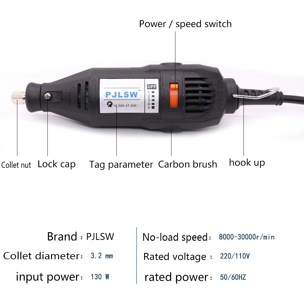 Электрическая дрель PJLSW Dremel шлифовальный станок гравировальная машинка мини