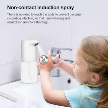 

Automatic Induction Foaming Smart Hand Washer Wash Automatic Soap Dispenser Infrared Sensor For Home Office Kitchen Hotel Hot