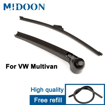 

MIDOON Rear wiper & Wiper Arm Set Kit For VW Multivan T5 7H 2003-2009 Windshield Windscreen Rear Window
