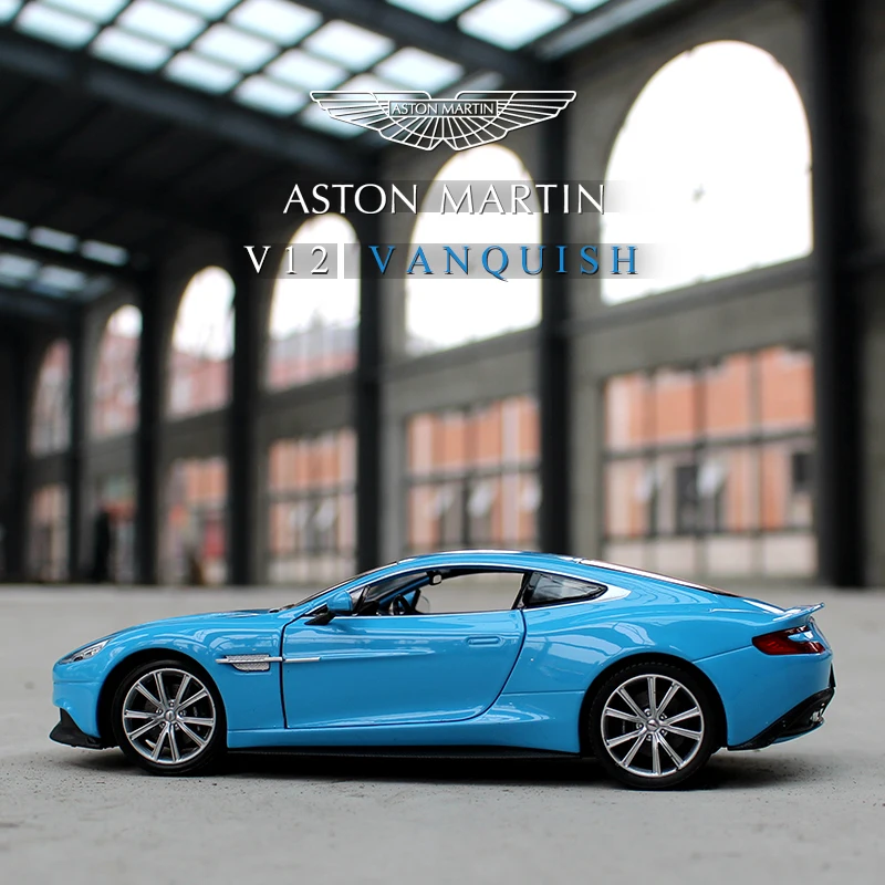 WELLY 1:24 Aston Martin автомобиль сплав модель автомобиля Моделирование Украшение автомобиля коллекция подарок игрушка Литье под давлением модель мальчика