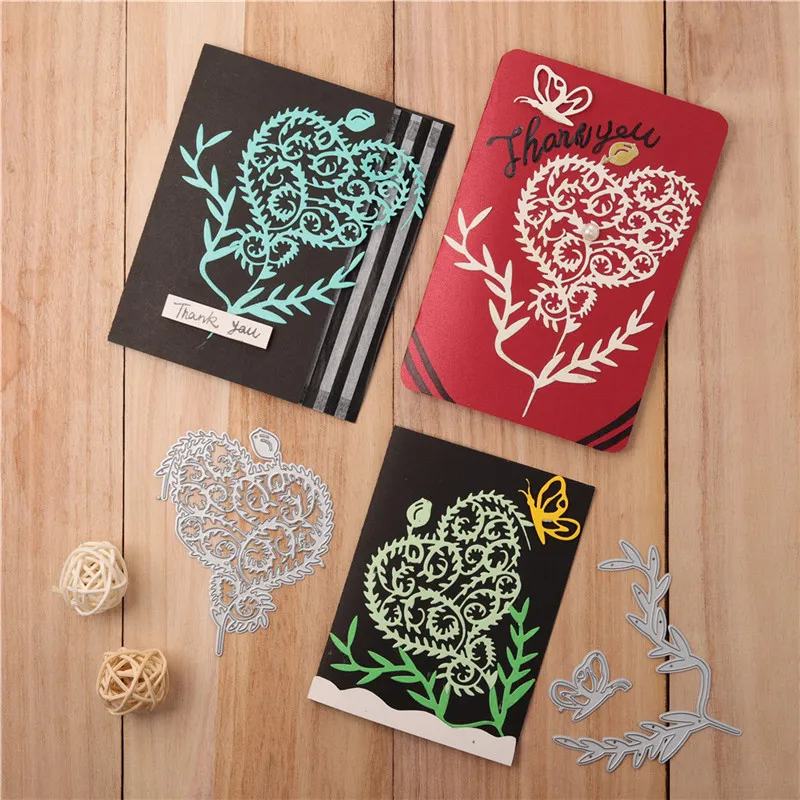 GJCrafts розовый цветок металлические режущие штампы новые ремесленные штампы Скрапбукинг альбом высечки тиснение трафарет для изготовления карт Декор