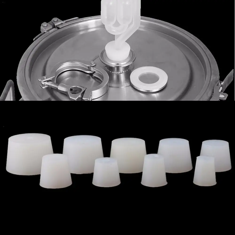 8 мм отверстие пищевого класса с силиконовой резиновой пробкой Силиконовая