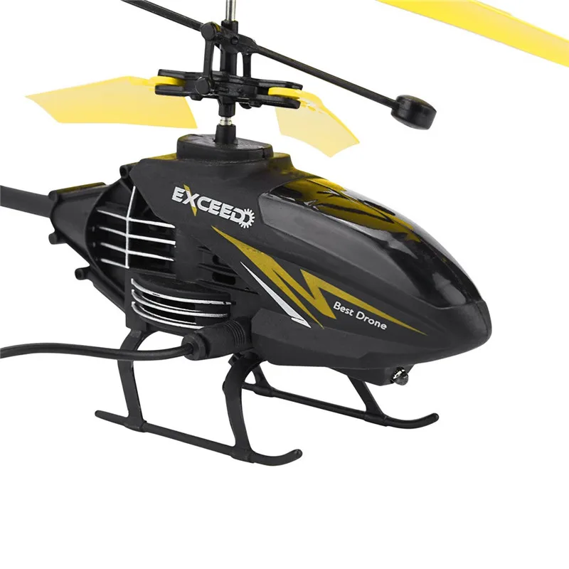 Mini RC Infraed Induction Helicopter Aircraft Flashing Light Toys mini drone Christmas Gift #4D20 (25)