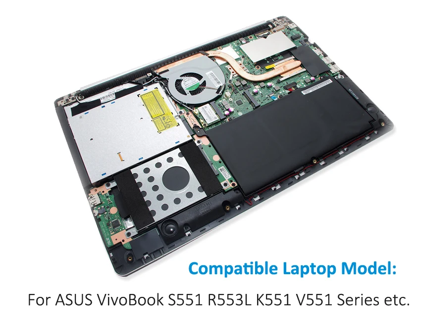 Kingsener Novo B31n1336 C31-s551 Bateria do Portátil para Asus Vivobook S551 S551lb S551la R553l R553ln R553lf K551ln V551 V551la - Imagem 4