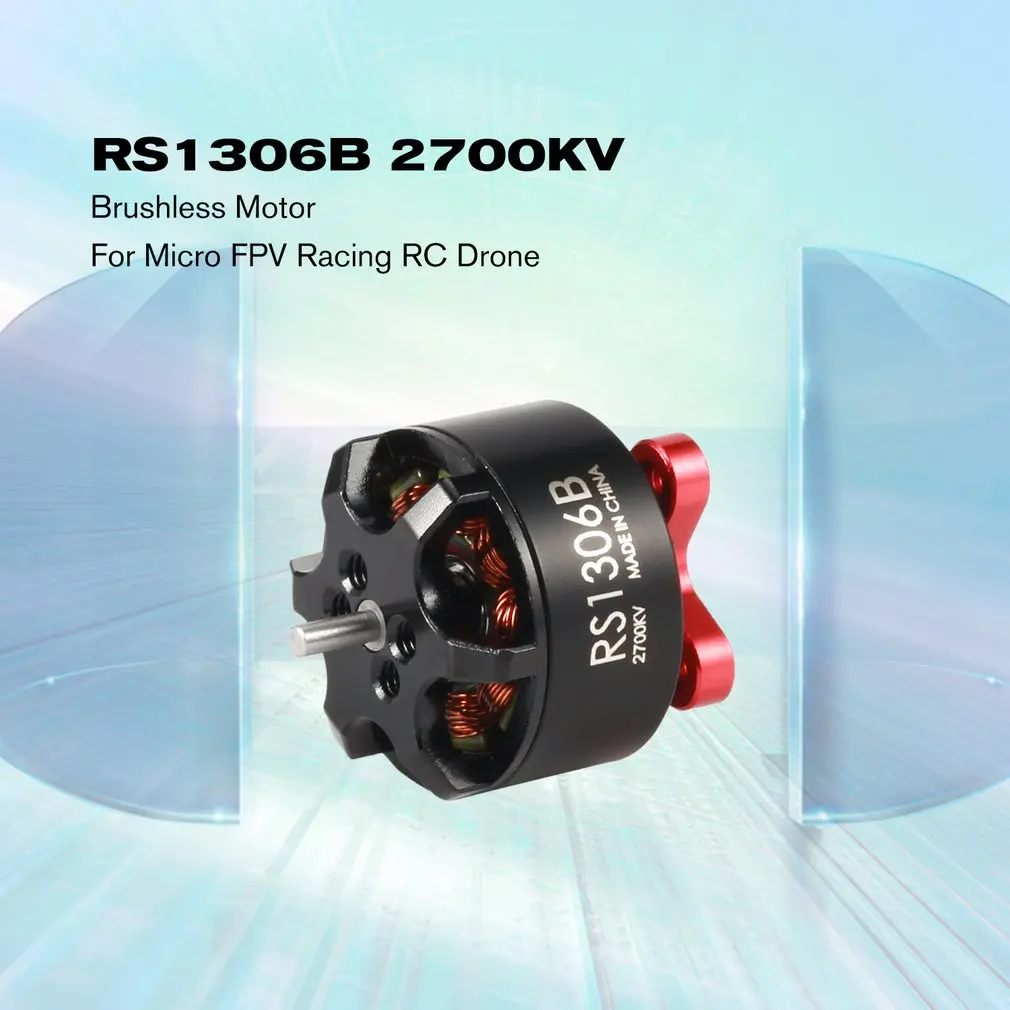 4 шт. Emax RS1306B 2700KV 3-4S Легкий Мощный бесщеточный двигатель для микро FPV гоночный Радиоуправляемый Дрон Квадрокоптер самолет запчасти