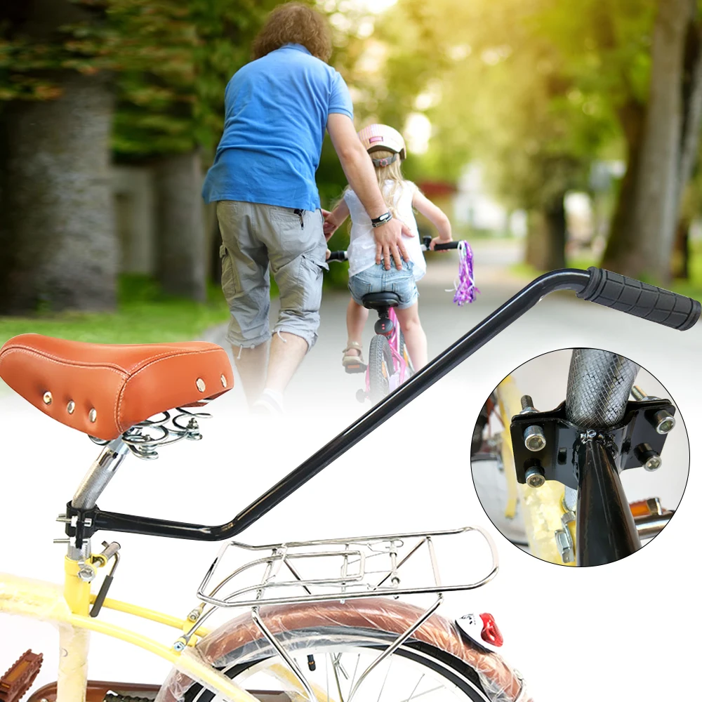 

2019 Bike Push Handle Bike Trainer Training Children Cycling Bike Safety Pole Control Kids Learning Cycling Accessory