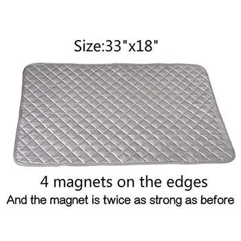

Magnetic Ironing Mat Laundry Pad Washer Dryer Cover Board Heat Resistant Blanket Mesh Press Clothes Protect Protector 48×85cm