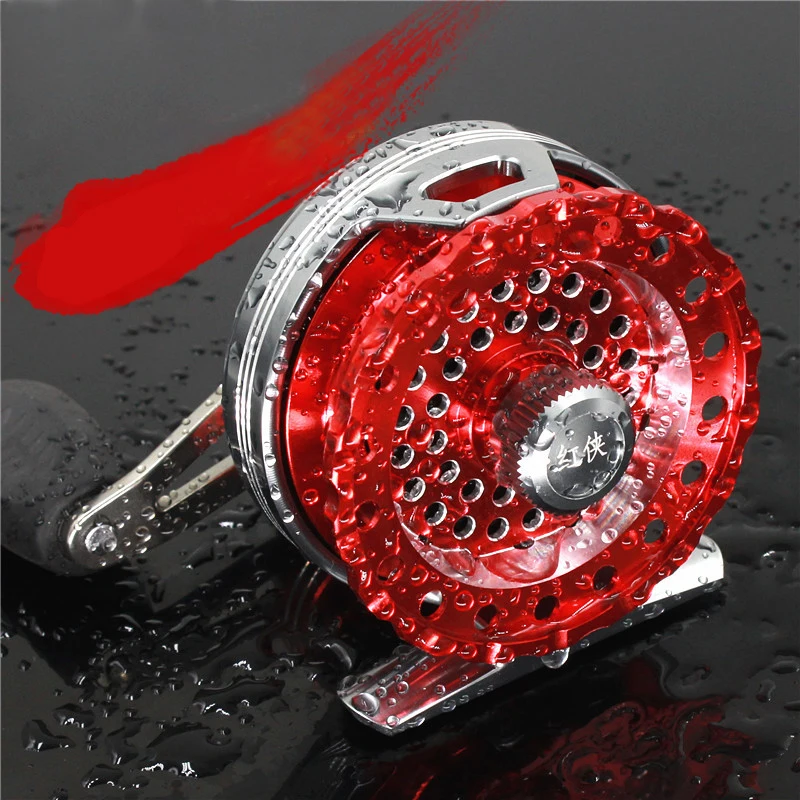

New Full Aluminum Alloy Fly Fish Reel Former Rafting Fish Reel Ice Fishing Wheel Left/Right Anti-Corrosion