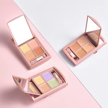 

3 Colors Concealer Palette Cover Acne Mark Repair Moisturizing Waterproof Face Makeup Base Contouring Palette Foundation