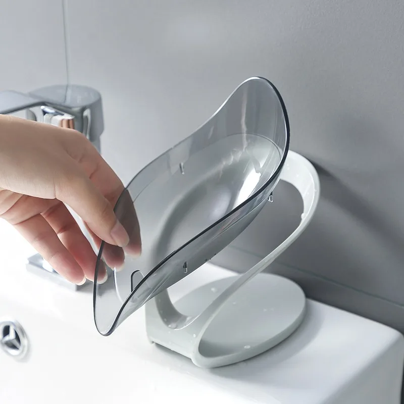 Porte-Savon Design Vague Marbre Blanc – Égouttoir Autovidangeable, Anti-Moisissure Pour Salle De Bain & Cuisine
