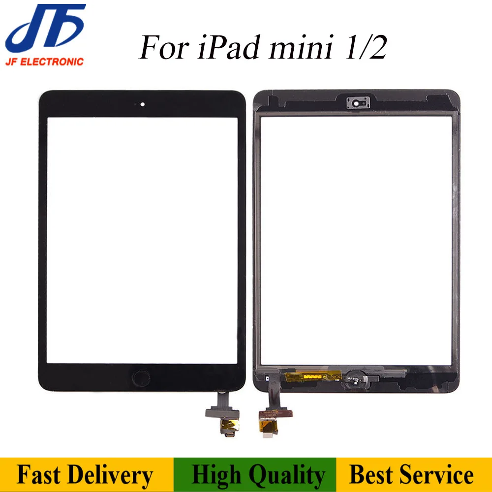 

5pcs/lot Free shipping For iPad mini 1 2 3 Touch Screen Digitizer Assembly with home botton Assembly