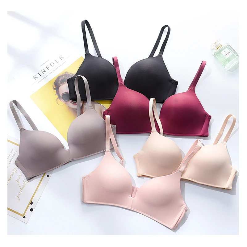 Seamless Bra With Wide Hem U Bra Backless Padded Cup Underwire Multi-way Bra  For Party Dress Lingerie Women - Bras - AliExpress