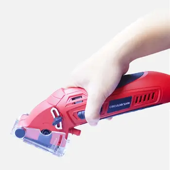 

400W 3400RPM Electric Mini Hand Held Circular Saw Wood PVC Tube Cutting Machine Tool Grinder with 3 Blades Kit