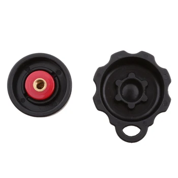 

Motorcycle Theft Protection Standard Double Socket Arm Anti-theft Security Knob Replacement Black Durable Plastic