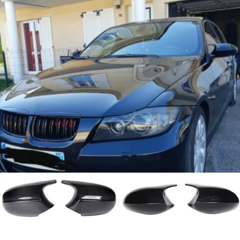 

Mirror Cover E90 Real Carbon Fiber/ABS Car Rearview Mirror Cap Cover Direct Replace For BMW E90 E91 2008-11 E92 E93 2010-13 LCI