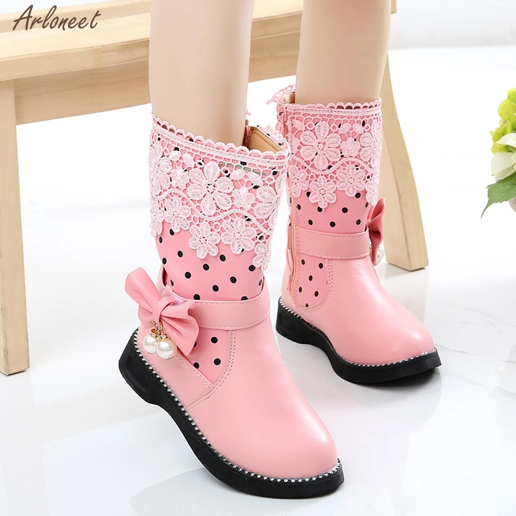 Toddler Infant Kids Baby Girls Butterfly Knot Princess Shoes Boots Baby Non-slip Toddler Shoes NEW Fashion Casual