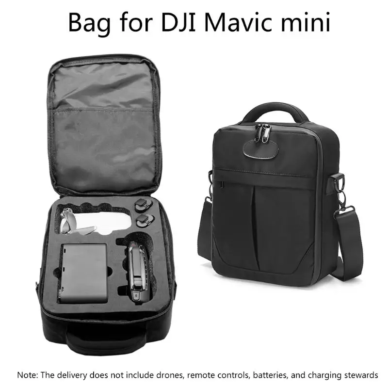 Buy JRW Portable Crossbody Shoulder Bag Storage Backpack Waterproof Travel Carrying Case for DJI Mavic Mini Drone Accessories 