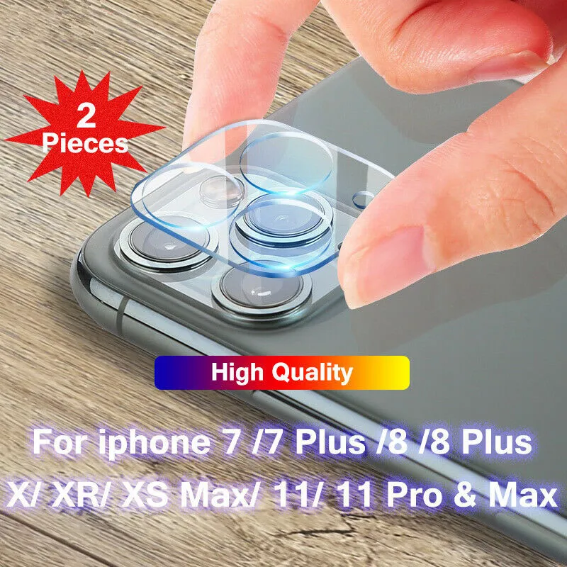 Защитное стекло для камеры закаленное iPhone SE 2020 X XR 11 Pro XS Max 7 8 Plus | Мобильные