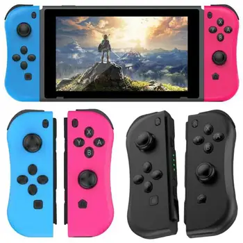 

Nes For NS (L/R) Wireless Bluetooth Game Controllers Red Blue Gamepad Joystick for Nintend Switch Console r25